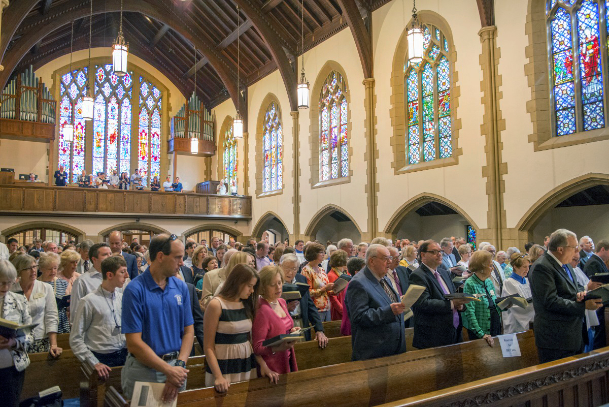 Myers Park United Methodist in Charlotte, N.C., is a large church where members are divided on what the denomination's position on homosexuality should be. The Rev. James Howell, pastor, says the church's ability to stay unified and be effective in mission work despite differences would be at risk if The United Methodist Church splits into traditionalist and progressive groups. Photo courtesy Myers Park United Methodist Church.