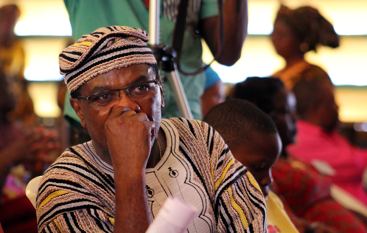 Dr. Francis Karteh, Liberia’s chief medical officer and a United Methodist, seen here in Ganta, in February, confirmed ten people were dead from an unidentified cause in Greenville City, Liberia, but insisted the deaths were not related to the Ebola virus. 