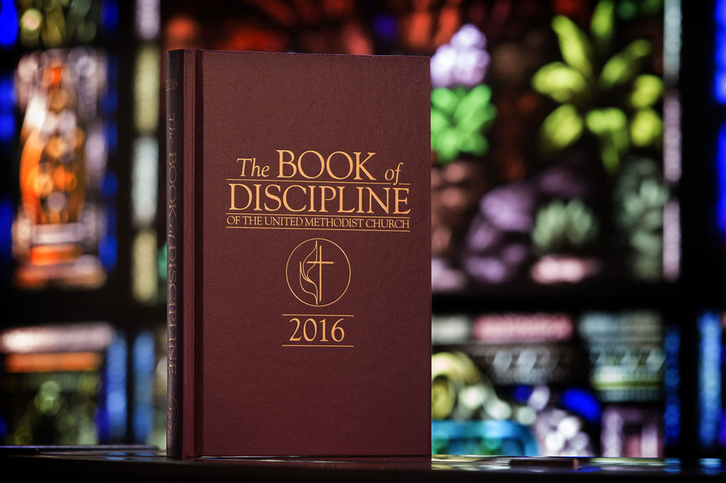United Methodists around the world are considering whether to amend the denomination's constitution, a part of The Book of Discipline. Photo by Mike Dubose, United Methodist Communications