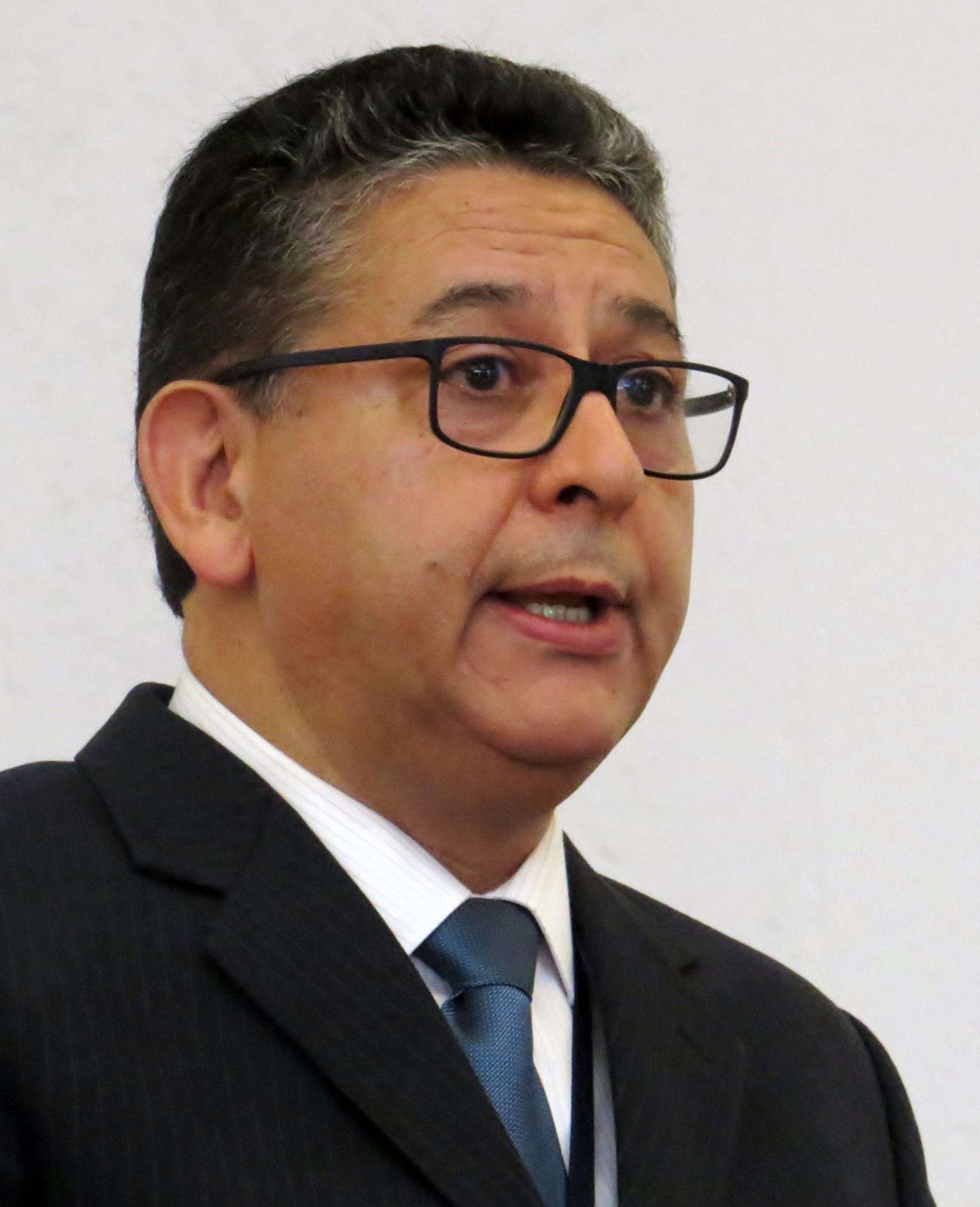 IAMSCU President Marcio de Moraes speaks during the 2017 IAMSCU conference in Puebla, Mexico. Photo by Sam Hodges, UMNS.