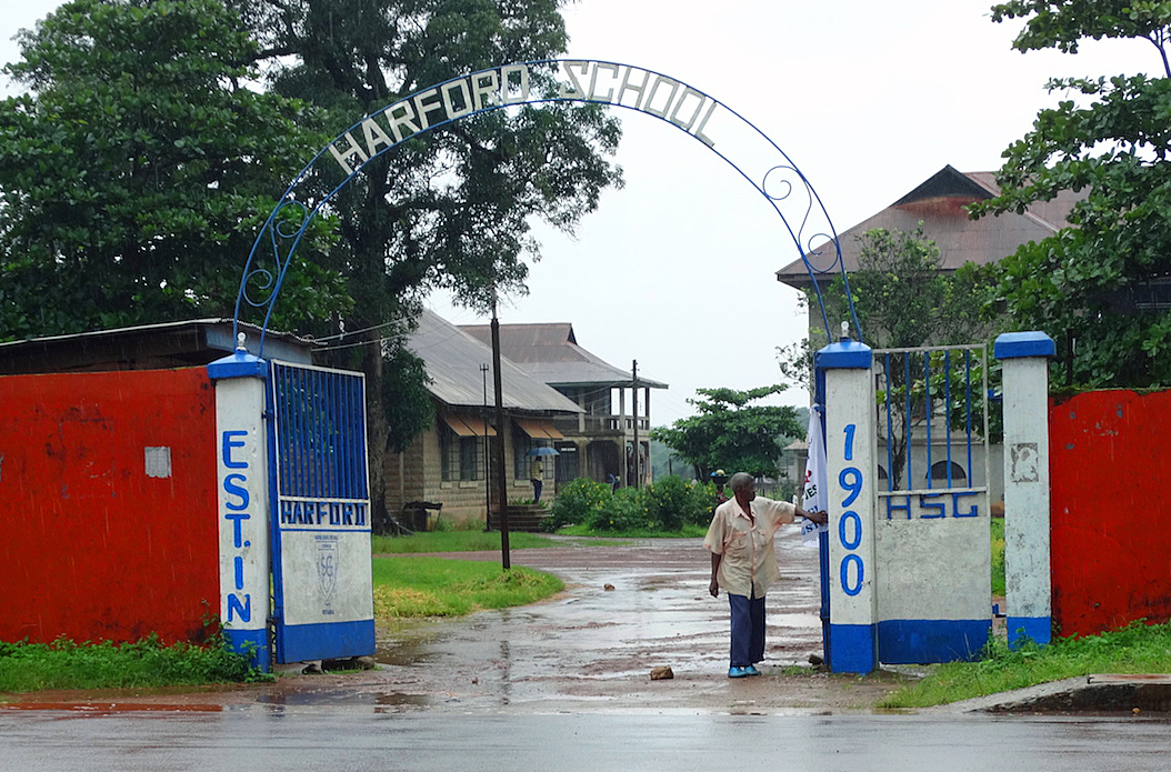 Harford School for Girls, a United Methodist school in Moyamba, Sierra Leone, is the oldest girls’ school in the country. Teenage pregnancy jumped in Sierra Leone when schools were closed during the Ebola outbreak. Photo by Phileas Jusu, UMNS.