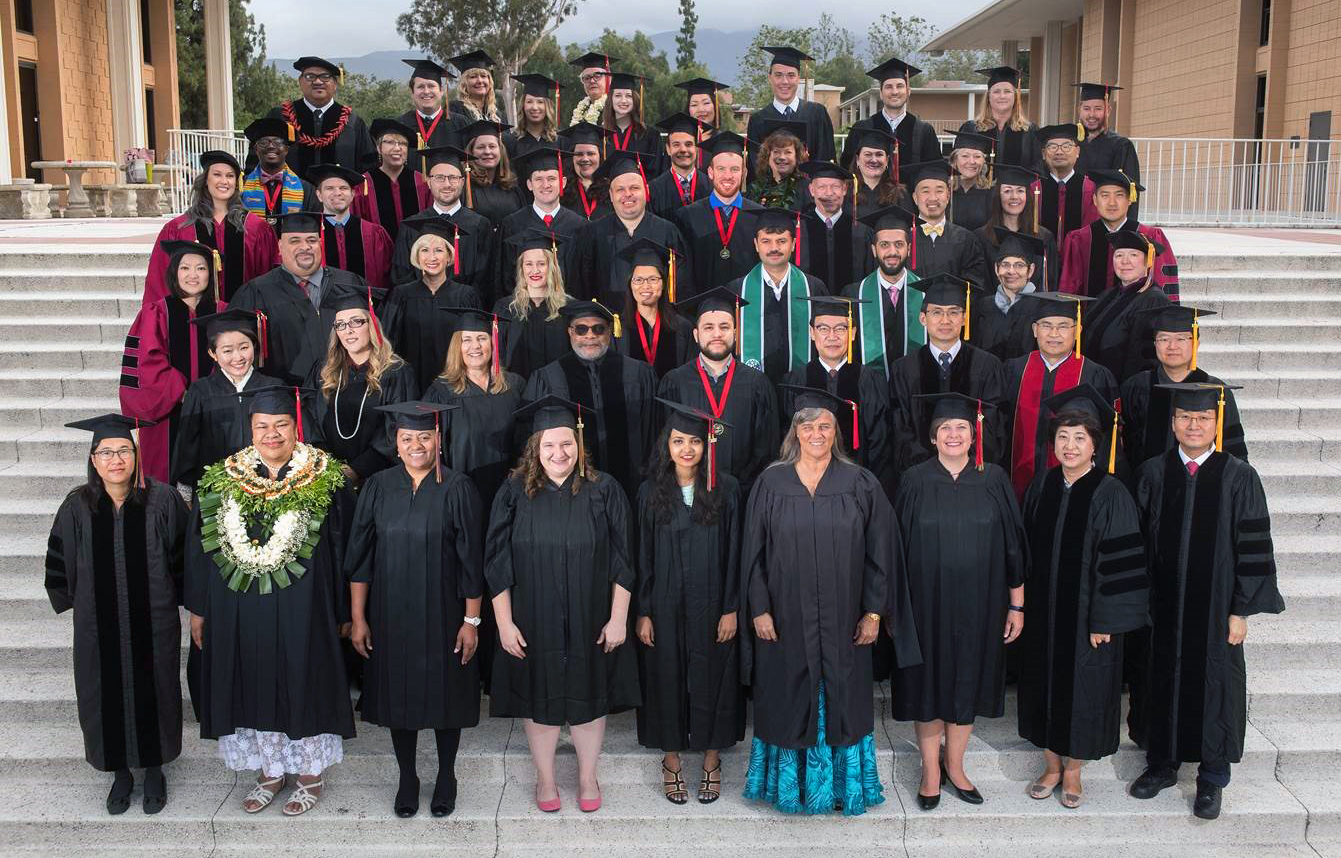 The Claremont School of Theology class of 2017 is the largest ever, with nearly 80 students receiving degrees. The 2017 class also includes the first class of hybrid/online students.