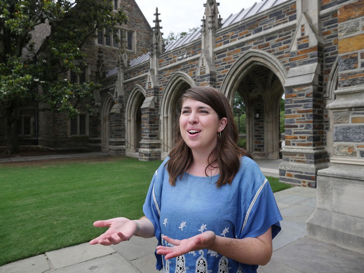 Amy Scoggin, a rising third-year Master of Divinity student. She is on track to be a provisional elder in the United Methodist Florida Annual Conference.  Photo by Kathy L. Gilbert, UMNS.