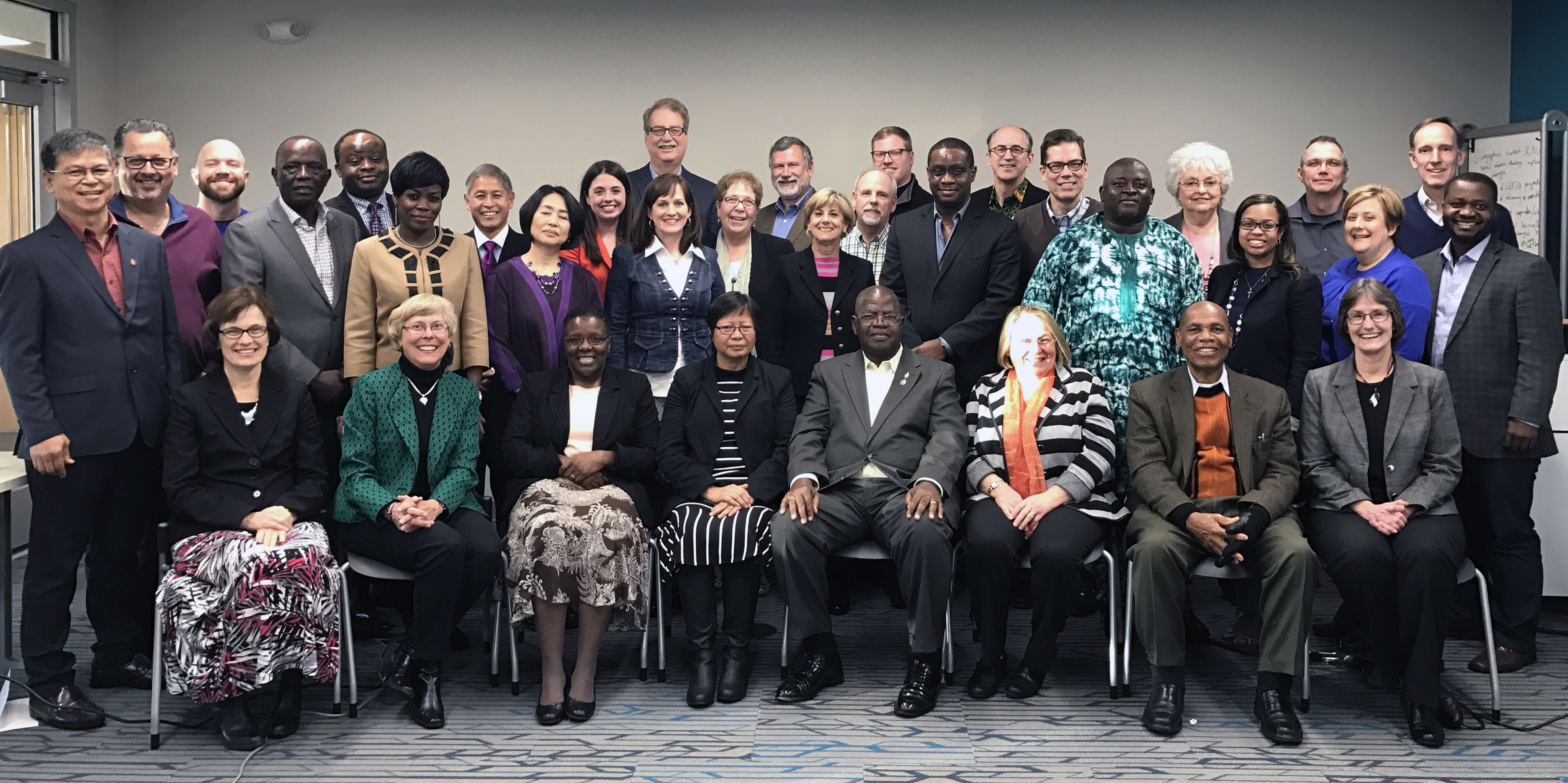 Members of the Commission on a Way Forward are pictured during their first meeting held in January 2017. Photo courtesy of commission.