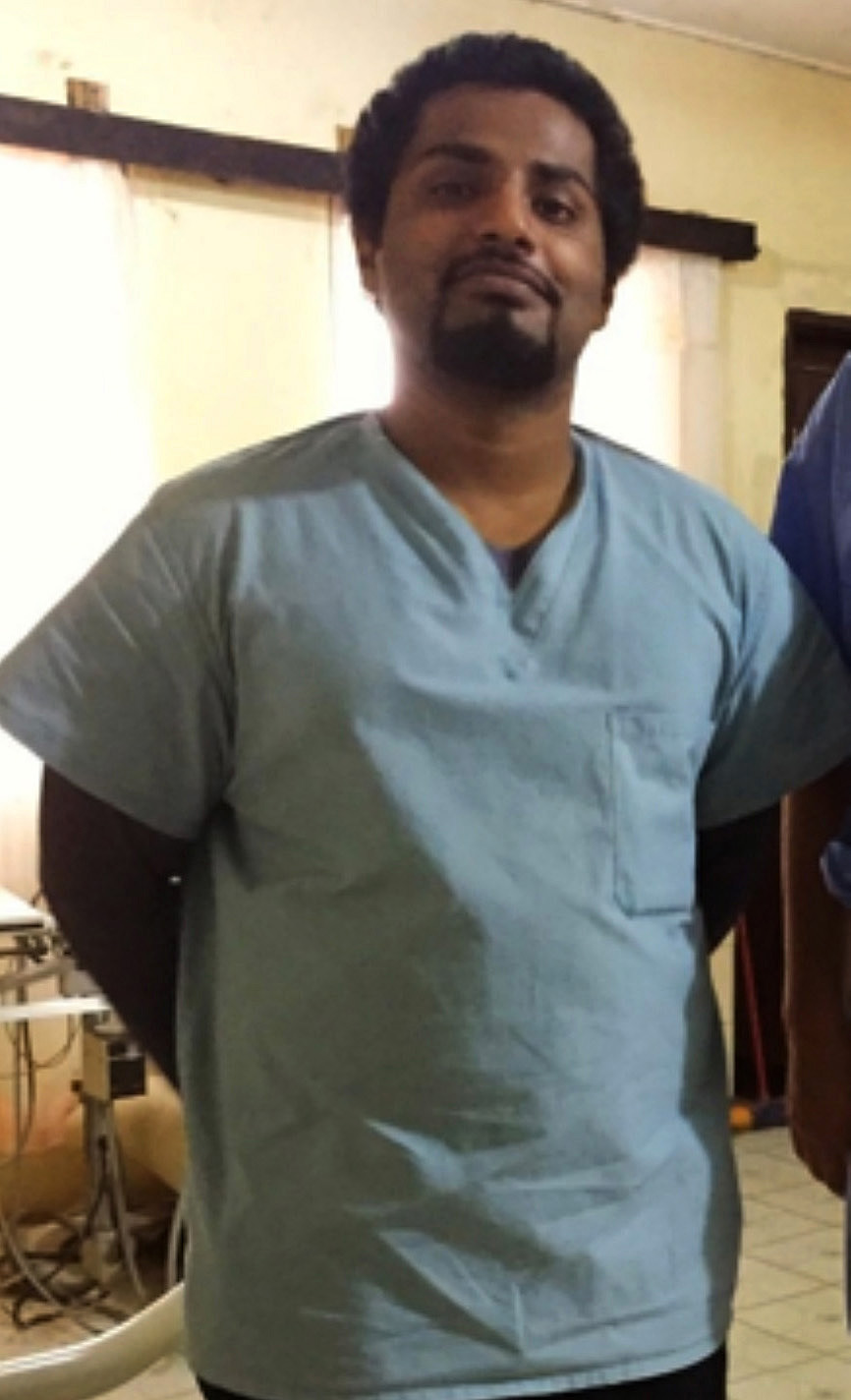 Dr. Shane Sam Mathew was killed in a fire that gutted his residence at the Ganta United Methodist Mission in Liberia. Photo courtesy of Ganta United Methodist Hospital.