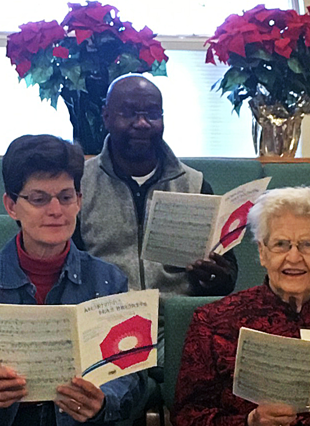 Wilmot Collins, Liberian refugee and mayor-elect of Helena, Montana. is a choir member at Helena's Covenant United Methodist Church. Photo courtesy Ron Guse.