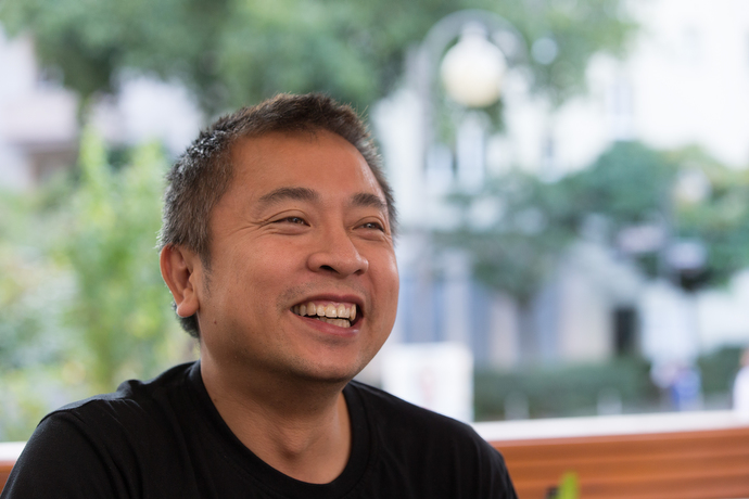 Nguyen Trung Dung was a Buddhist in his native Vietnam. He was guest worker in East Germany who climbed the Berlin Wall to seek asylum and his since become a Christian. He worships at Tin-Lanh United Methodist Church in Frankfurt, Germany. 