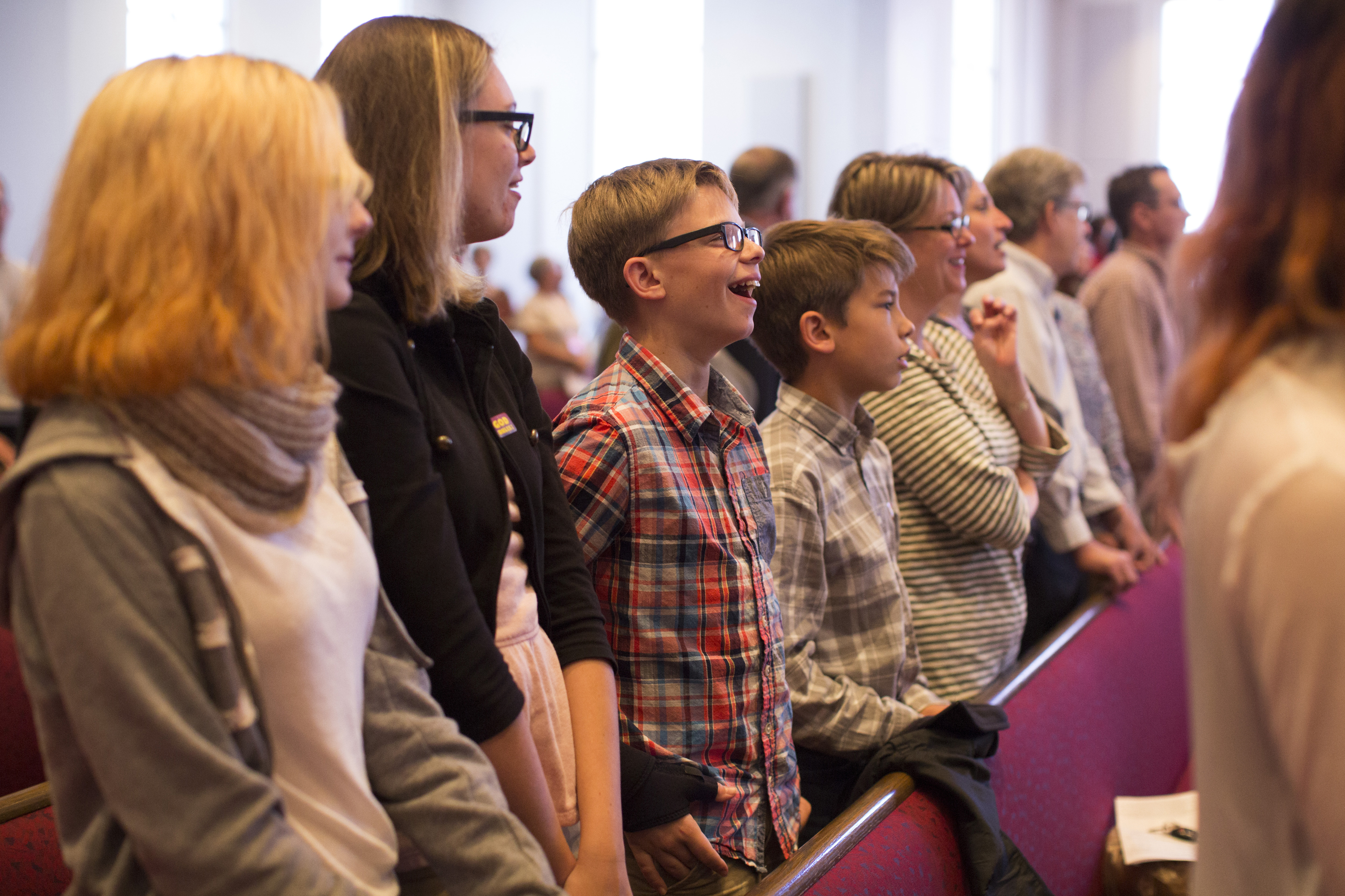People worship at McKendree United Methodist Church in Lawrenceville, Ga, on Oct. 23, 2016. Photo by Kathleen Barry, UMNS.