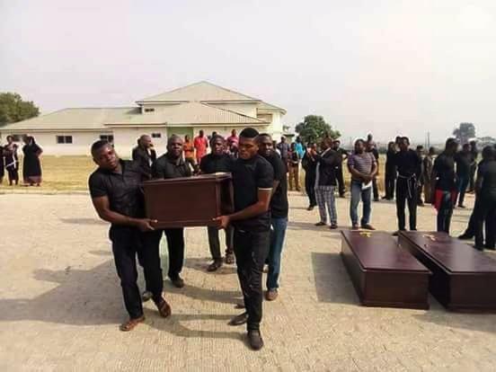 Victims of an early January attack in Benue State are prepared for mass burial at a morgue in Makurdi, Nigeria. Photo by the Rev. Ande I. Emmanuel, UMNS.