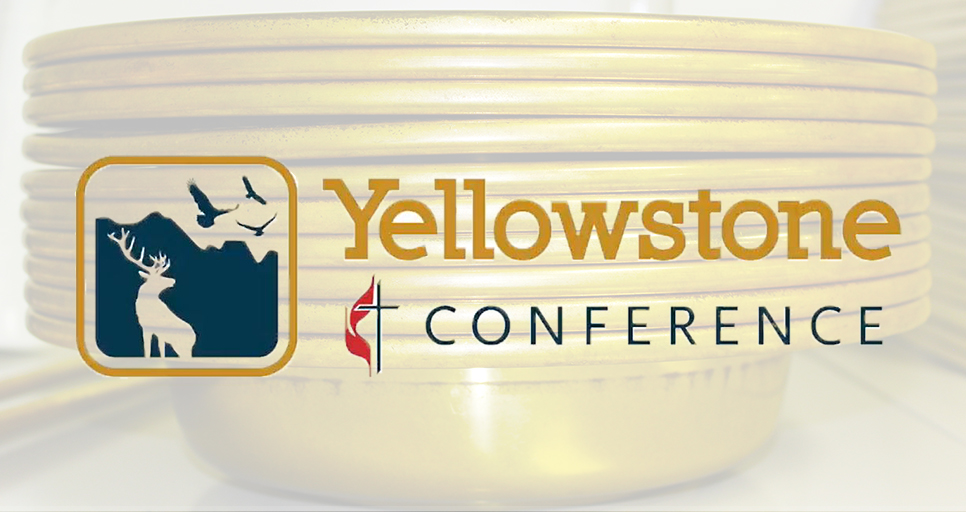 The Yellowstone Conference raised more than $100,000 in a special Harvest Time Legacy campaign and for the first time in a long time, the conference is paying 100 percent of general church giving. Photo by Kathryn Price, United Methodist Communications; logo courtesy of the Yellowstone Conference.