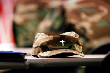 The United Methodist Church has been supportive of men and women in military service with phone cards and liturgies for welcoming and sending members to war. A UMNS file photo by Mike DuBose.