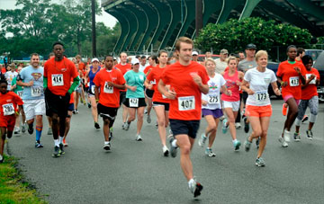 More than 2,000 people from eight cities ran in the April 21 Skeeter Run benefiting Imagine No Malaria and organized by the Louisiana Annual Conference.  A web-only photo courtesy of the Louisiana Annual Conference.