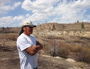 Dexter Kills On Top lives on the Northern Cheyenne Indian Reservation.