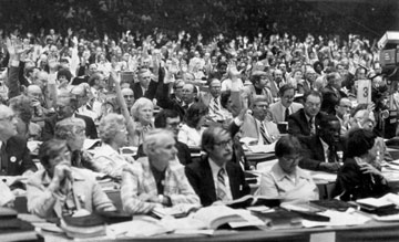 The 1980 United Methodist General Conference in Indianapolis saw the launch of 