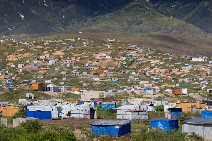 Camp Corail is home to about 10,000 people displaced by the January 2010 earthquake.