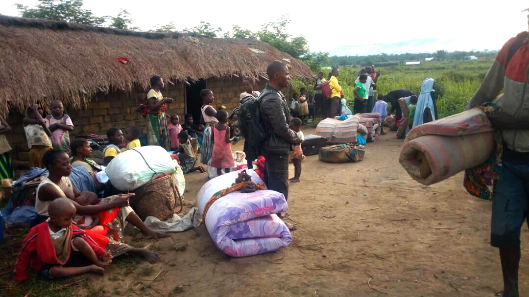 United Methodists in the town of Beni welcome people fleeing violence in the so-called ‘triangle of death’ between the localities of Mbau-Kamango and Eringeti in the territory of Beni. Nineteen were killed in the latest violence. Photo by Emile Ulangi, UMNS.
