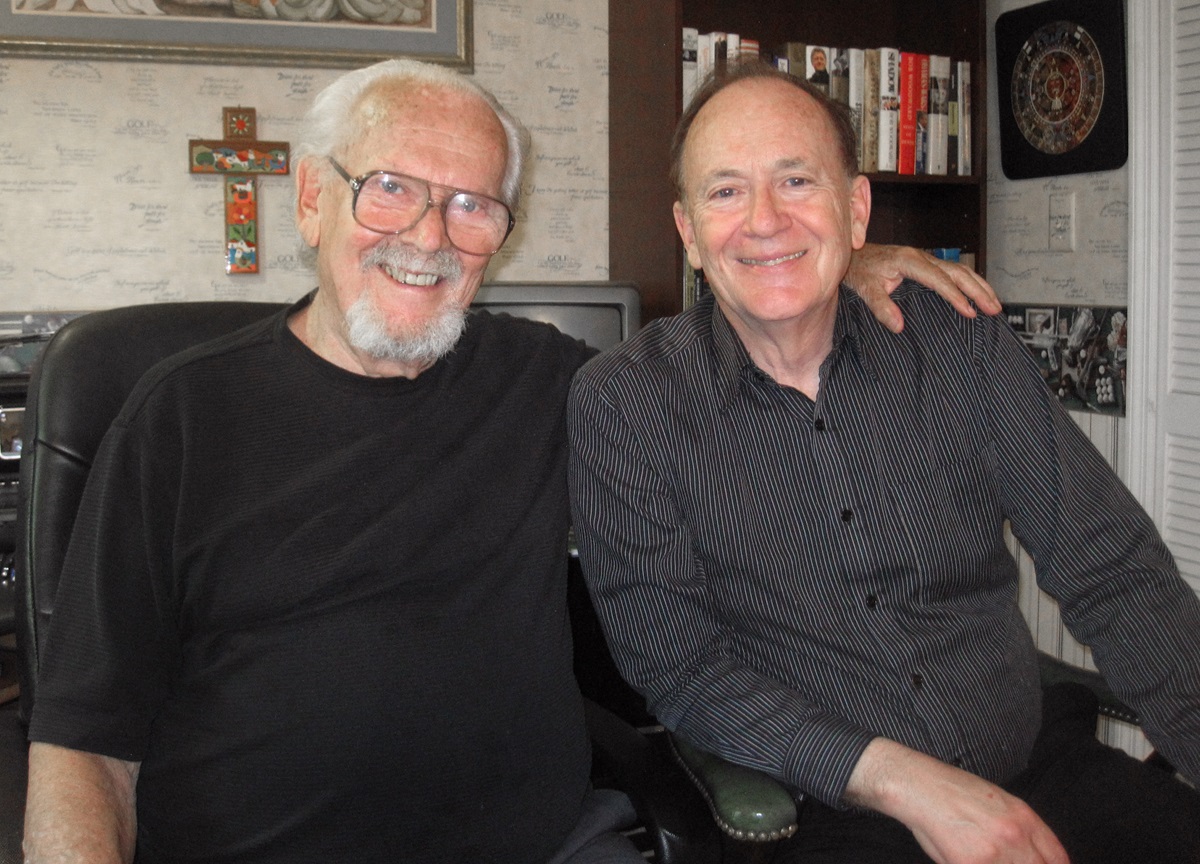 The Rev. Donald Messer, right, retired head of Iliff School of Theology, and his mentor, former United Methodist Bishop James Armstrong, visit in 2012. Messer and others credit Armstrong, who died July 17 at the age of 93, with nurturing young leaders in the denomination. File photo courtesy of Donald Messer. The Rev. Donald Messer, right, retired head of Iliff School of Theology, and his mentor, former United Methodist Bishop James Armstrong, visit in 2012. Messer and others credit Armstrong, who died July 17 at the age of 93, with nurturing young leaders in the denomination. File photo courtesy of Donald Messer.