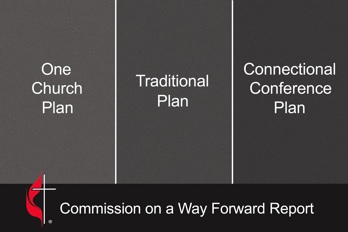 The special 2019 General Conference of The United Methodist Church — set for Feb. 23-26 in St. Louis — will attempt to find a way forward for The United Methodist Church by considering the three different plans included in the report developed by the Commission on a Way Forward. The full report and all the legislation are part of the docket. Image by United Methodist News Service. The special 2019 General Conference of The United Methodist Church — set for Feb. 23-26 in St. Louis — will attempt to find a way forward for The United Methodist Church by considering the three different plans included in the report developed by the Commission on a Way Forward. The full report and all the legislation are part of the docket. Image by United Methodist News Service.