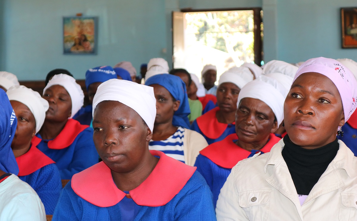 Women listen to a presentation on inheritance at St. Timothy United Methodist Church in Harare, Zimbabwe. The United Methodist Church is helping women protect their inheritance rights through awareness programs and legal advice. Photo by Priscilla Muzerengwa, UMNS. Women listen to a presentation on inheritance at St. Timothy United Methodist Church in Harare, Zimbabwe. The United Methodist Church is helping women protect their inheritance rights through awareness programs and legal advice. Photo by Priscilla Muzerengwa, UMNS.
