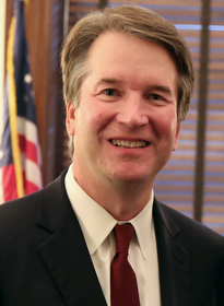 Judge Brett Kavanaugh was nominated by President Trump to the U.S. Supreme Court. July 2018 photo courtesy of the office of U.S. Senator David Perdue, Wikimedia Commons.