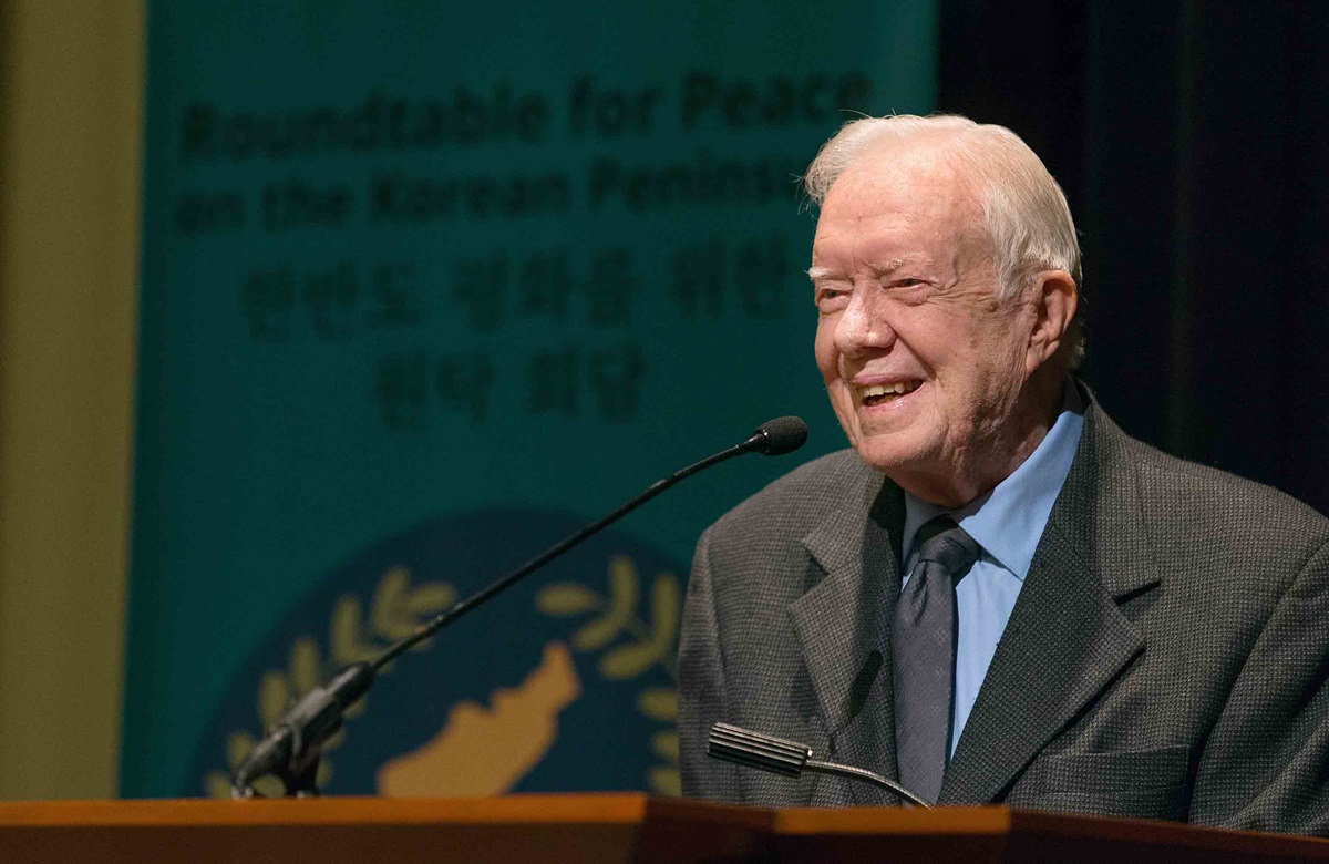 Carter commends peace efforts for Korea