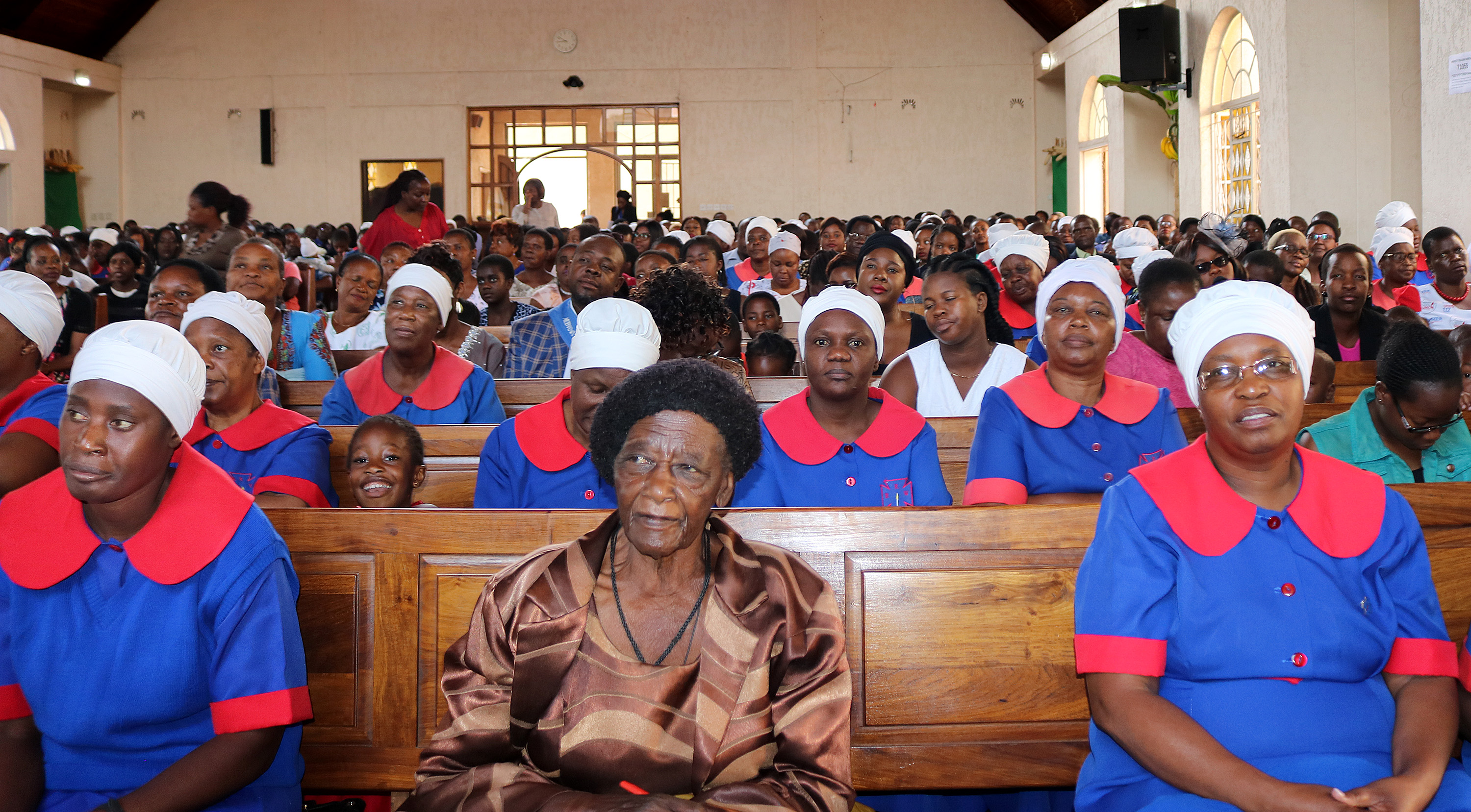 The congregation at Inner-City United Methodist Church in Harare, Zimbabwe, has recommitted to helping stop the AIDS epidemic by taking part in the Common Voice Initiative advocacy program. Photo by Priscilla Muzerengwa for UMNS.