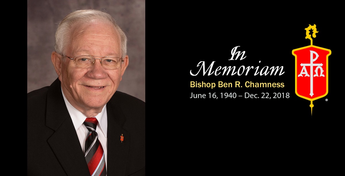 Bishop Ben R. Chamness was the rare bishop to serve in two U.S. jurisdictions. Photo courtesy of the Council of Bishops.  Bishop Ben R. Chamness was the rare bishop to serve in two U.S. jurisdictions. Photo courtesy of the Council of Bishops.