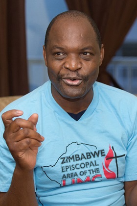 The Rev. Lloyd T. Nyarota. Photo by Mike DuBose, UMNS.  