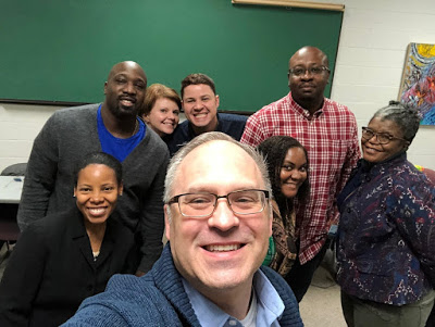 Seminaristas estudiantes del curso del Ministerio de Recuperación de Adicciones en el Seminario Teológico Wesley. Foto cortesía del Blog Metodista Unido sobre Discapacidades.
