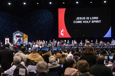 The opening day of the special session of the 2019 General Conference of The United Methodist Church.  An investigation into voting irregularities at the denomination’s top lawmaking assembly is underway. Photo by Kathleen Barry, UMNS.  The opening day of the special session of the 2019 General Conference of The United Methodist Church.  An investigation into voting irregularities at the denomination’s top lawmaking assembly is underway. Photo by Kathleen Barry, UMNS.