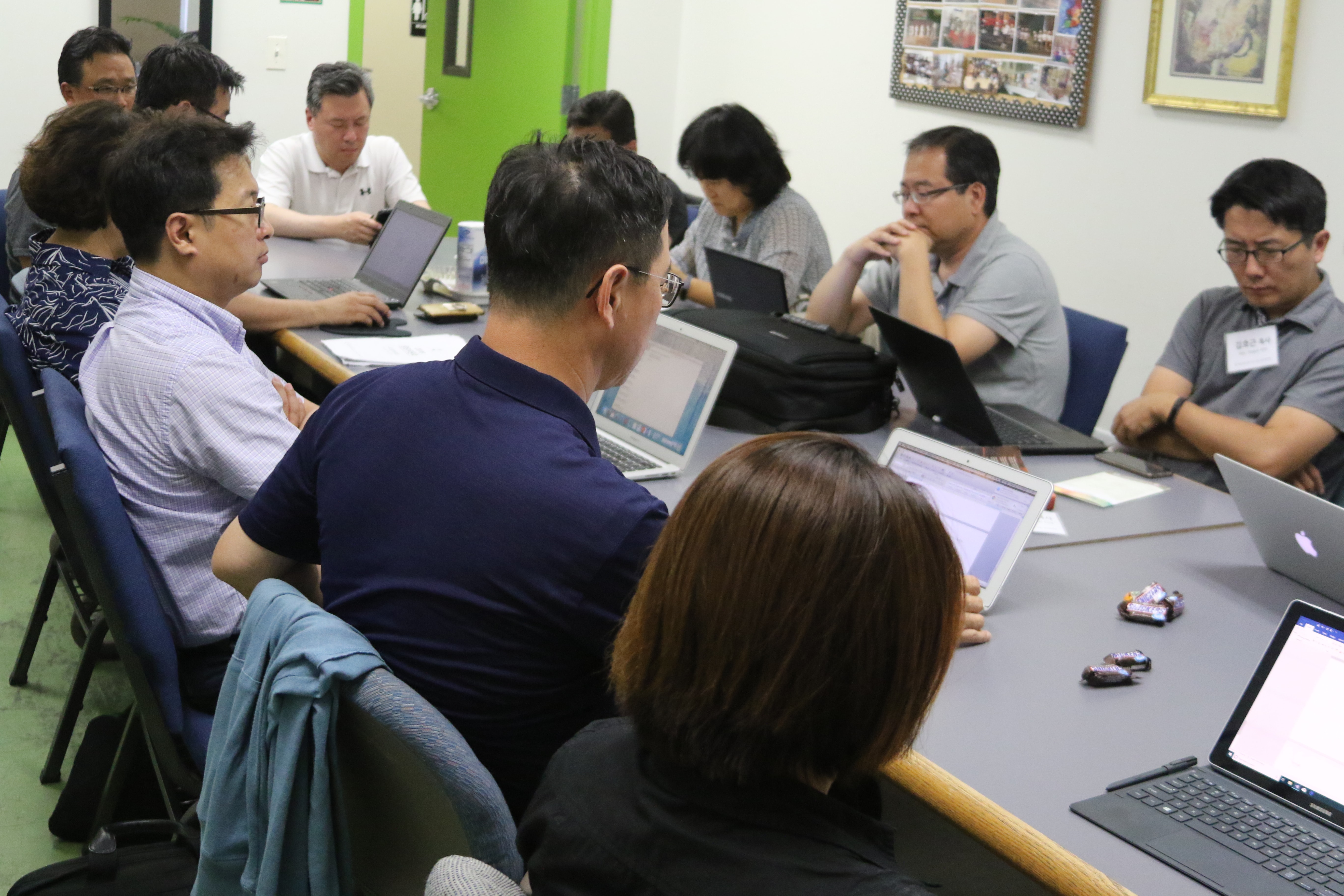 2018년 7월 시카고에서 열린 한인총회 중앙위원회와 대안위원회의 연석회의 모습. 사진 김응선 목사, UM News.