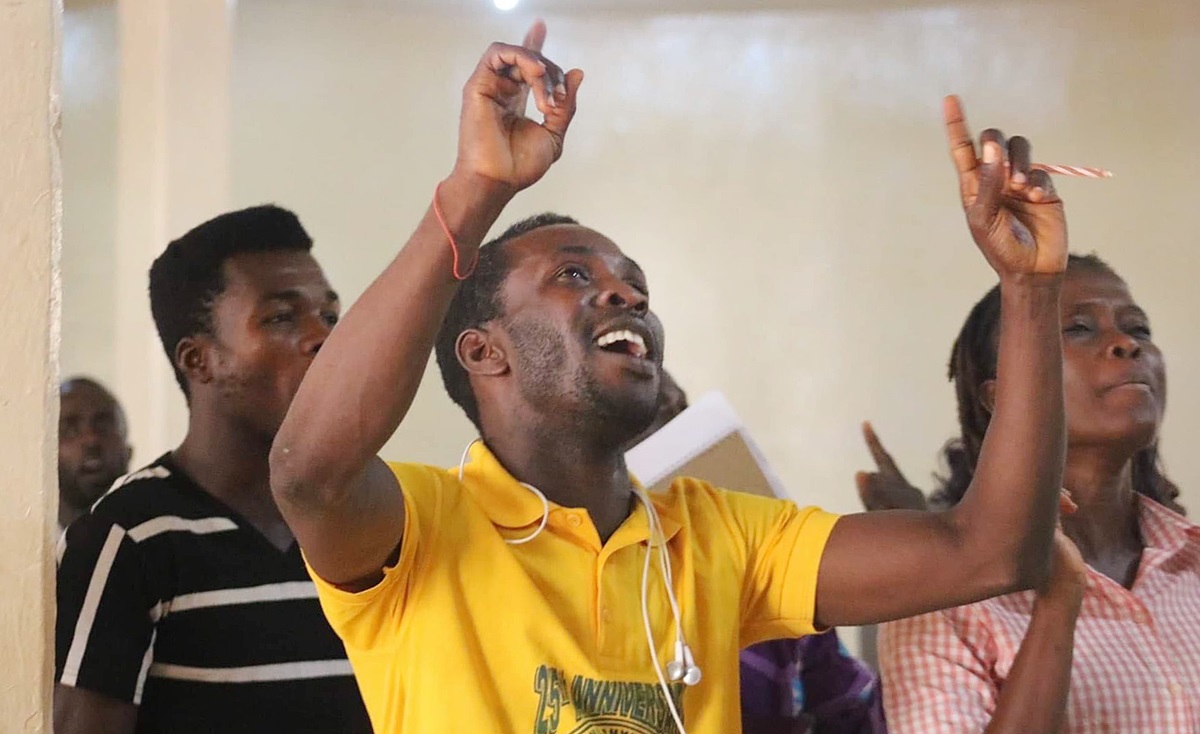 Young people sing during the Next Generation Forum in Monrovia, Liberia. The May 2 event focused on the future of young people in the church. Photo by E Julu Swen, UM News. Young people sing during the Next Generation Forum in Monrovia, Liberia. The May 2 event focused on the future of young people in the church. Photo by E Julu Swen, UM News.
