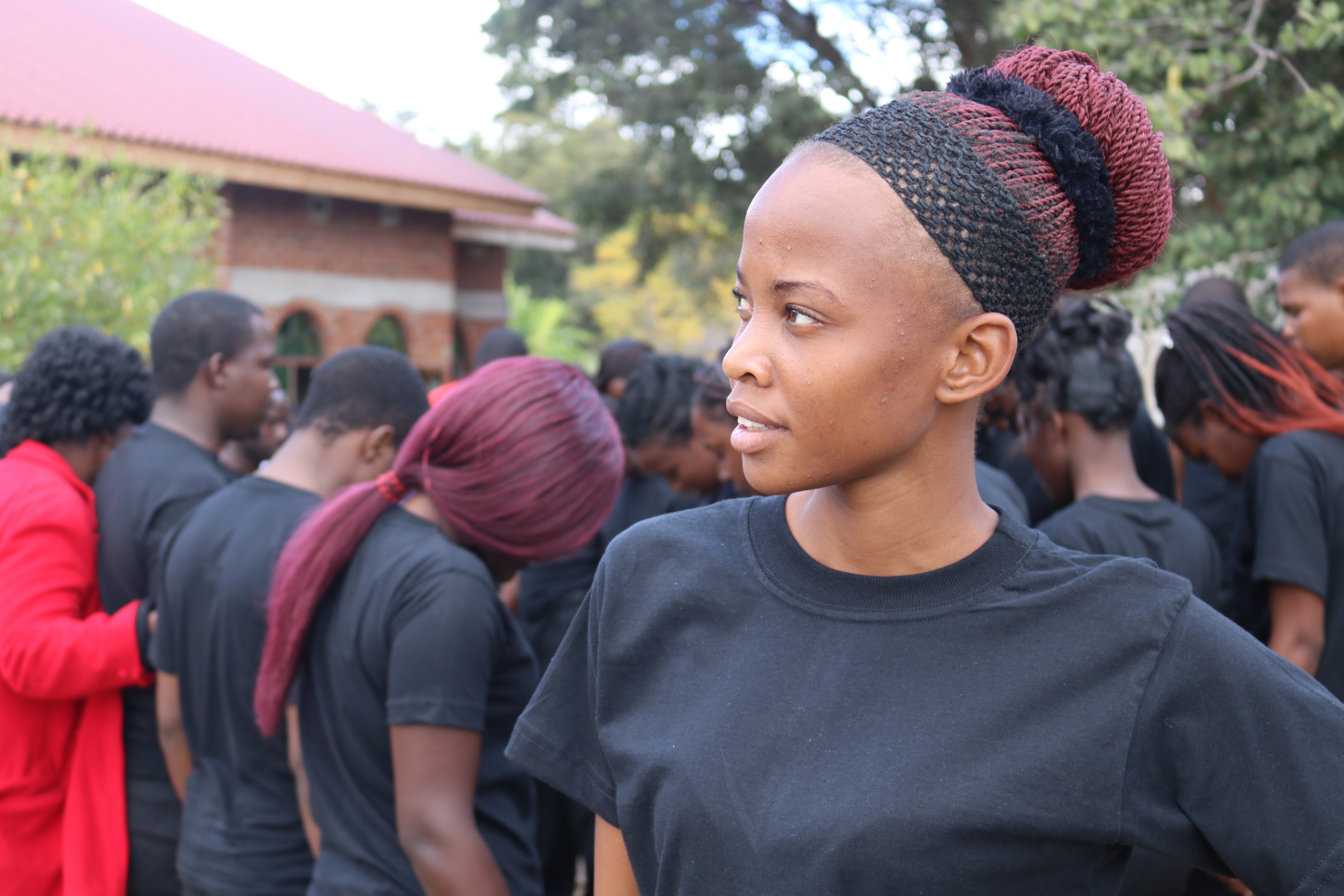 Salome Mudiwa, age 19, is a first-year student at Bindura University of Science Education. She is studying natural resources in Bindura, Zimbabwe.  Photo by the Rev. Taurai Emmanuel Maforo, UM News. 