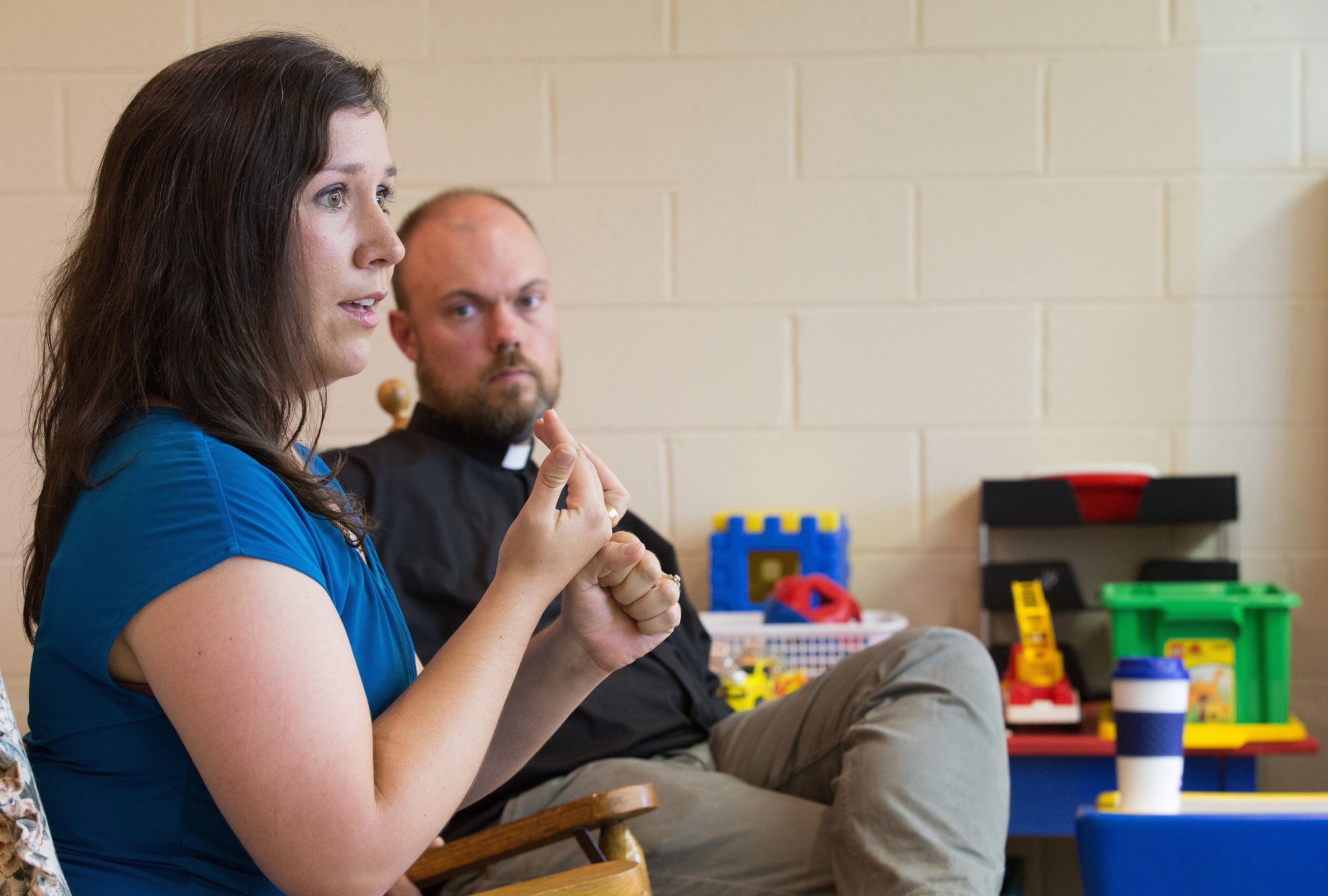 Rachael Porter and the Rev. David Johnston adopted two children who came from a home with opioid addiction. Johnston serves as pastor of Concord United Methodist Church in Athens, W.Va. 