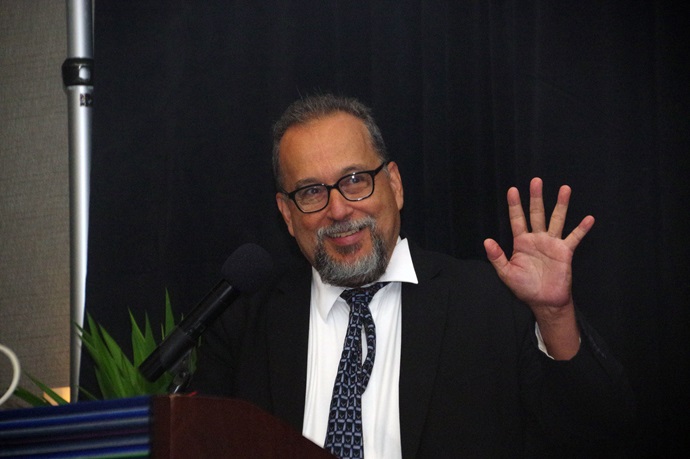 El Rev. Dr. Eriberto López Rodríguez: “Donde quiera se articula la idea de una utopía, allí está Jesús, inspirando la visión y con manos extendidas para ayudarnos a construirla”. Foto por Rev. Gustavo Vasquez, Noticias MU.