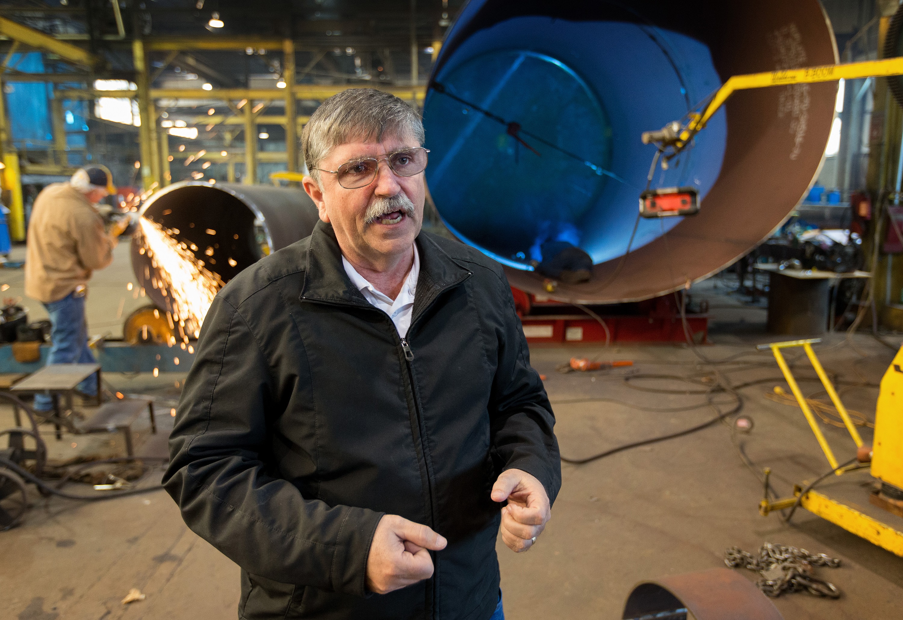 The Rev. Don Rush is plant manager at Sistersville (W.Va.) Tank Works and a licensed local pastor in The United Methodist Church. Photo by Mike DuBose, UMNS.