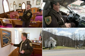 The Rev. Bradley Barton is a correctional officer at the Tygart Valley Regional Jail in Belington, W.Va., and a licensed local pastor in The United Methodist Church. Photo by Mike DuBose, UMNS.