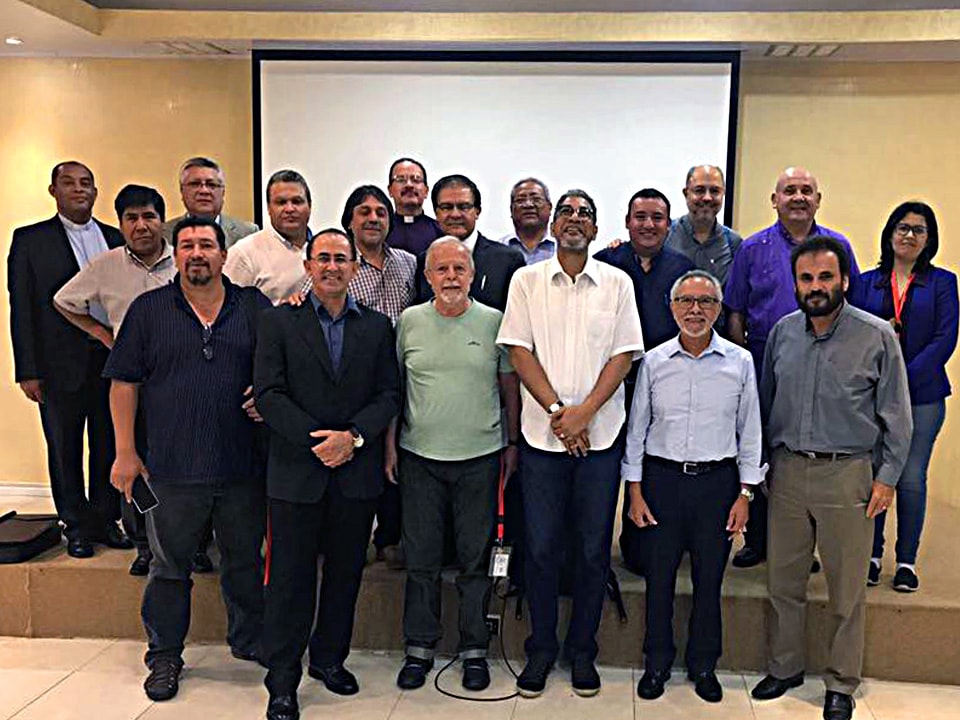 Obispos/as de las iglesias evangélicas metodistas de América Latina y el Caribe. Foto cortesía de CIEMAL. 