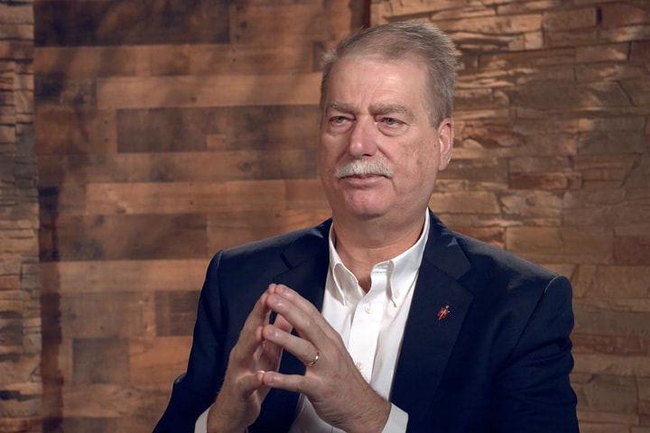 Bishop Kenneth H. Carter, president of the Council of Bishops, reflects on the Commission on a Way Forward, reaction to the special 2019 General Conference and expectations for General Conference 2020. Video image courtesy of UM News. 