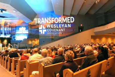 La Asociación Pacto Wesleyano ha publicado el primer borrador del "Proyecto de Libro de Doctrinas y Disciplina para una Nueva Iglesia Metodista". El documento, un libro de reglas propuestas para una nueva denominación salida de La Iglesia Metodista Unida, se presentó el 9 de noviembre en la Iglesia metodista unida Asbury en Tulsa, Oklahoma, durante la reunión global de la asociación. Foto de Sam Hodges, Noticias MU”. La Asociación Pacto Wesleyano ha publicado el primer borrador del "Proyecto de Libro de Doctrinas y Disciplina para una Nueva Iglesia Metodista". El documento, un libro de reglas propuestas para una nueva denominación salida de La Iglesia Metodista Unida, se presentó el 9 de noviembre en la Iglesia metodista unida Asbury en Tulsa, Oklahoma, durante la reunión global de la asociación. Foto de Sam Hodges, Noticias MU”.