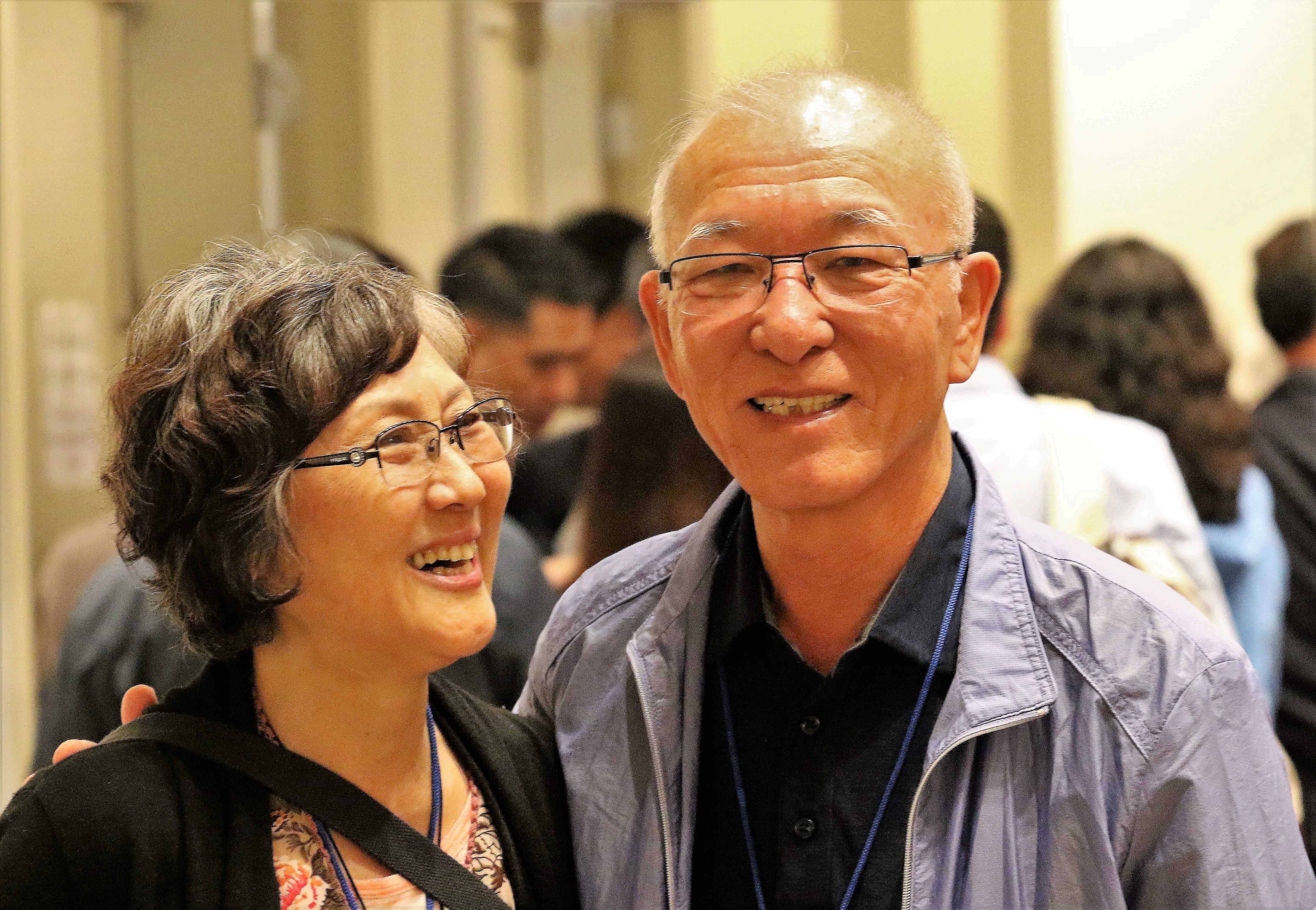 2019년 4월 남부플로리다 한인연합감리교회에서 열린 한인총회에 참석한 김웅민 목사와 김정혜 사모. 사진, 김응선 목사, 연합감리교뉴스.