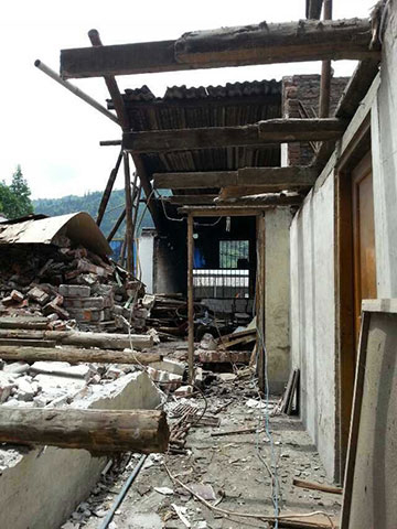 Nearly 200 people were killed in the May 20 earthquake in China’s Sichuan Province. Photo courtesy of the Amity Foundation.