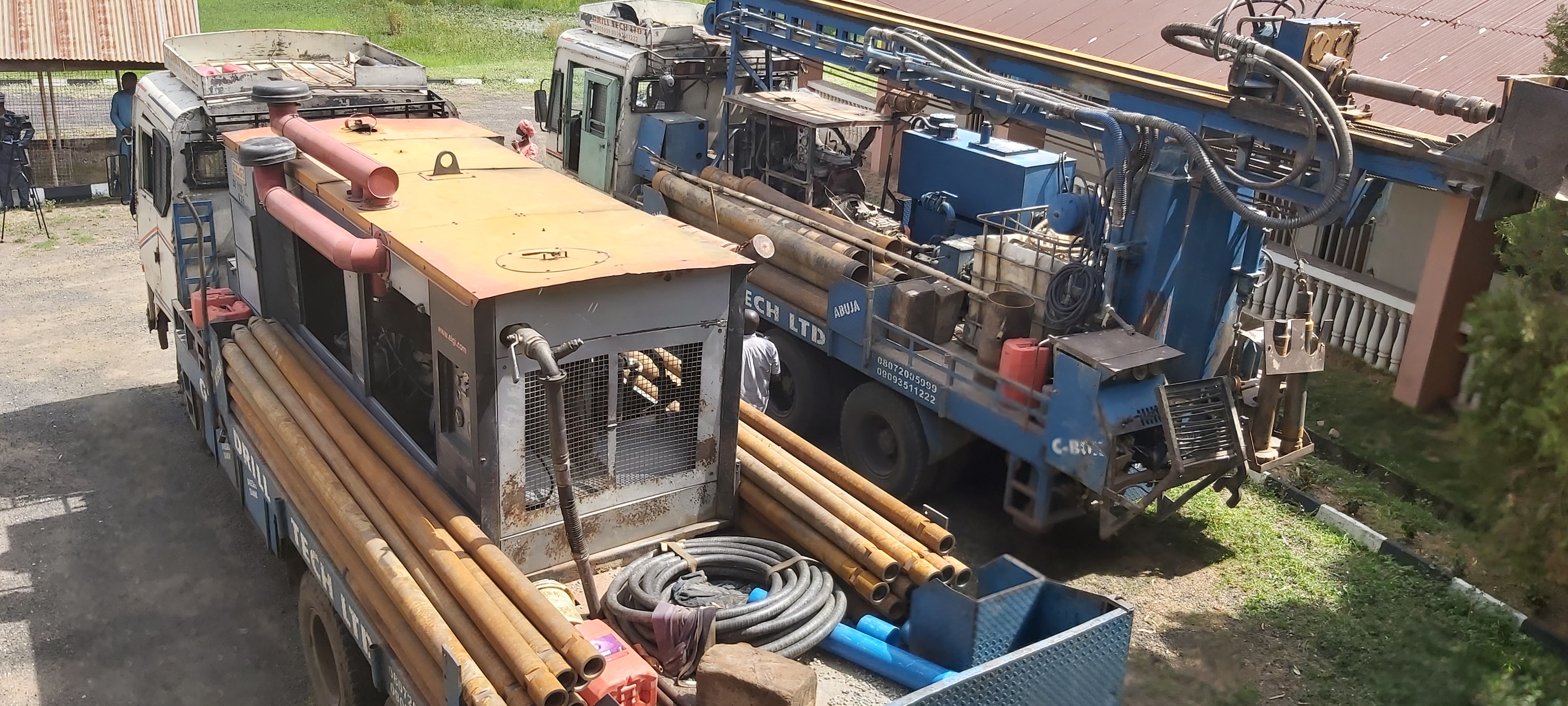 The United Methodist Church in Nigeria purchased a borehole-drilling rig to provide clean water in rural villages. A gift from a United Methodist in Iowa provided the money to purchase the machine. Photo by the Rev. Ande Emmanuel, UM News.
