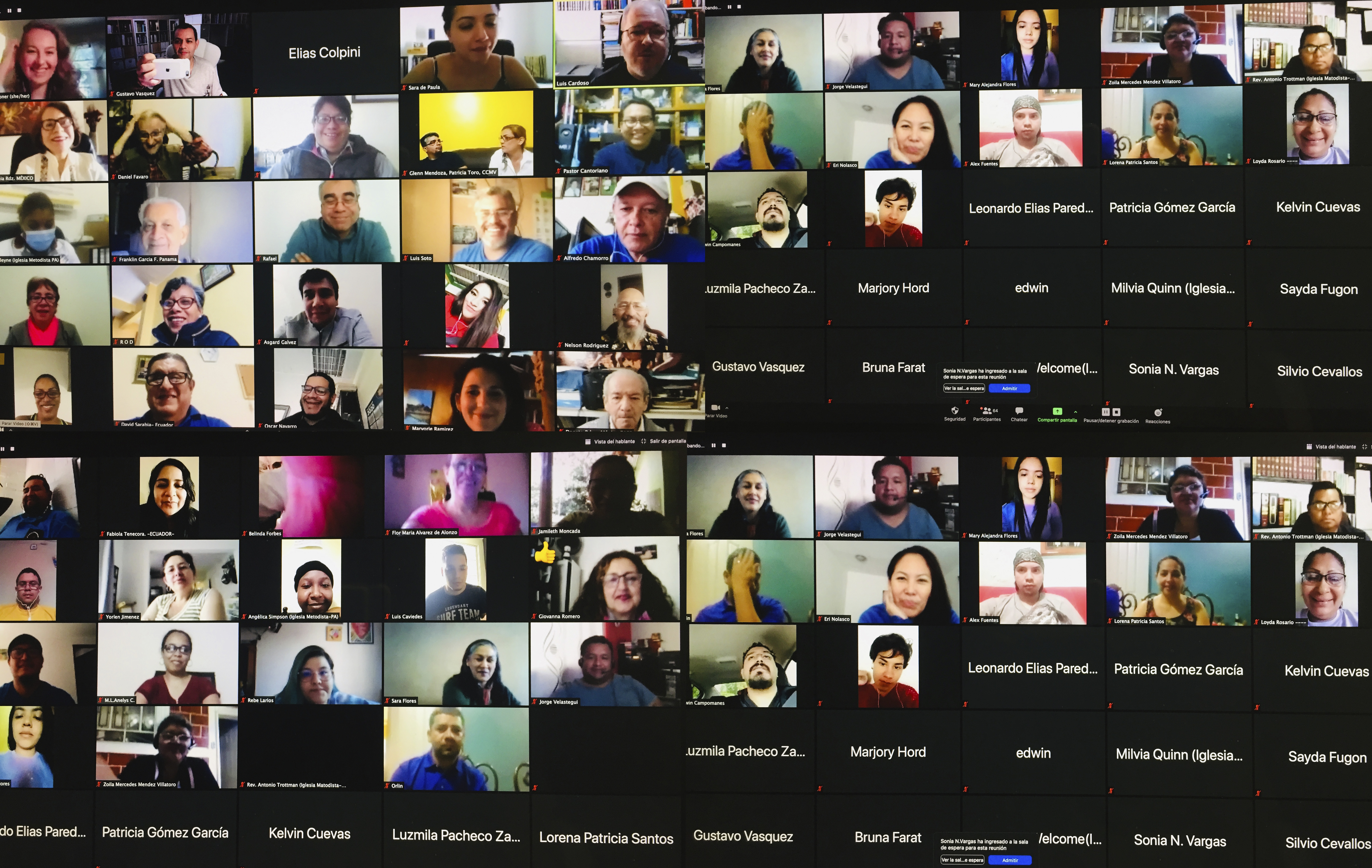 Comunicadores metodistas de America Latina y el caribe reunidos en consulta con el auspicio de las agencias de mInisterios Globales y Comunicaciones de La Iglesia Metodista Unida. Foto composición Rev. Gustavo Vasquez, Noticias MU.