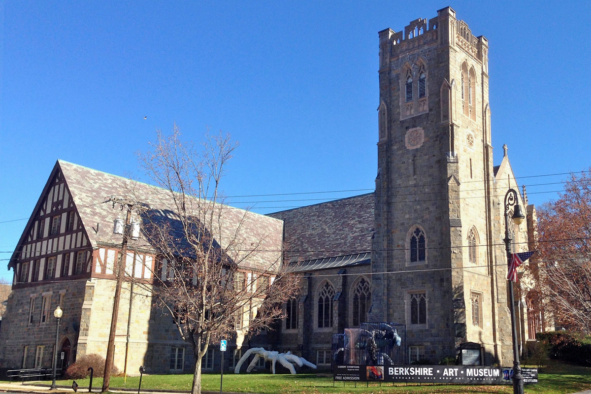 What once was the First United Methodist Church in North Adams, Mass., is now the Berkshire Art Museum. The Rev. Thomas Frank writes about the transition in his new book “Historic Houses of Worship in Peril.” Photo courtesy of the Berkshire Art Museum.