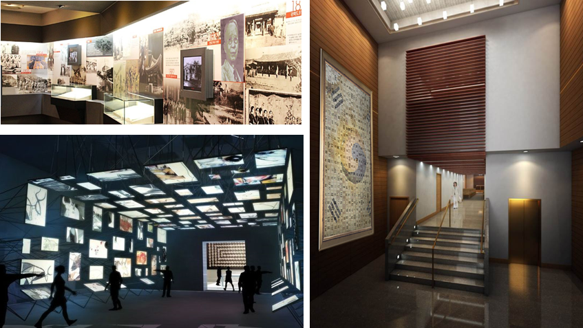 뉴욕한인교회가 보훈처와 함께 2022년 봄 개관을 목표로 개설하는 독립기념관의 내부 전경 구상도. 사진 제공, 뉴욕한인교회. 