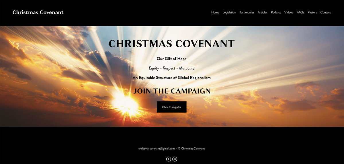 Algunas partes del sitio web se pueden ver en varios idiomas hablados en las conferencias centrales, lo que significa un esfuerzo importante para llegar a todas las conferencias y buscar el respaldo de las delegaciones a la Conferencia General. Foto: captura de pantalla de la página web https://www.christmascovenant.com/. Algunas partes del sitio web se pueden ver en varios idiomas hablados en las conferencias centrales, lo que significa un esfuerzo importante para llegar a todas las conferencias y buscar el respaldo de las delegaciones a la Conferencia General. Foto: captura de pantalla de la página web https://www.christmascovenant.com/.