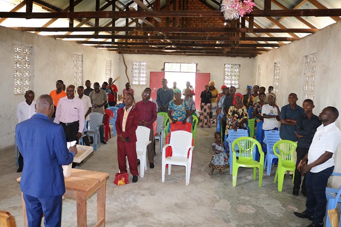 Members of Sayuni United Methodist Church in Fizi, Congo, participate in Sunday worship. Before the COVID-19 pandemic, around 24,000 people would attend church services each Sunday in the Kivu Conference. Now, that number is about 10,000, according to the conference's statistician. Photo by Philippe Kituka Lolonga, UM News. Members of Sayuni United Methodist Church in Fizi, Congo, participate in Sunday worship. Before the COVID-19 pandemic, around 24,000 people would attend church services each Sunday in the Kivu Conference. Now, that number is about 10,000, according to the conference's statistician. Photo by Philippe Kituka Lolonga, UM News.