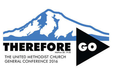 General Conference 2016 logo: Therefore Go General Conference 2016 logo: Therefore Go