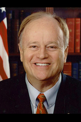 Former Sen. Max Cleland. Photo courtesy of the U.S. Senate/Wikipedia Commons.